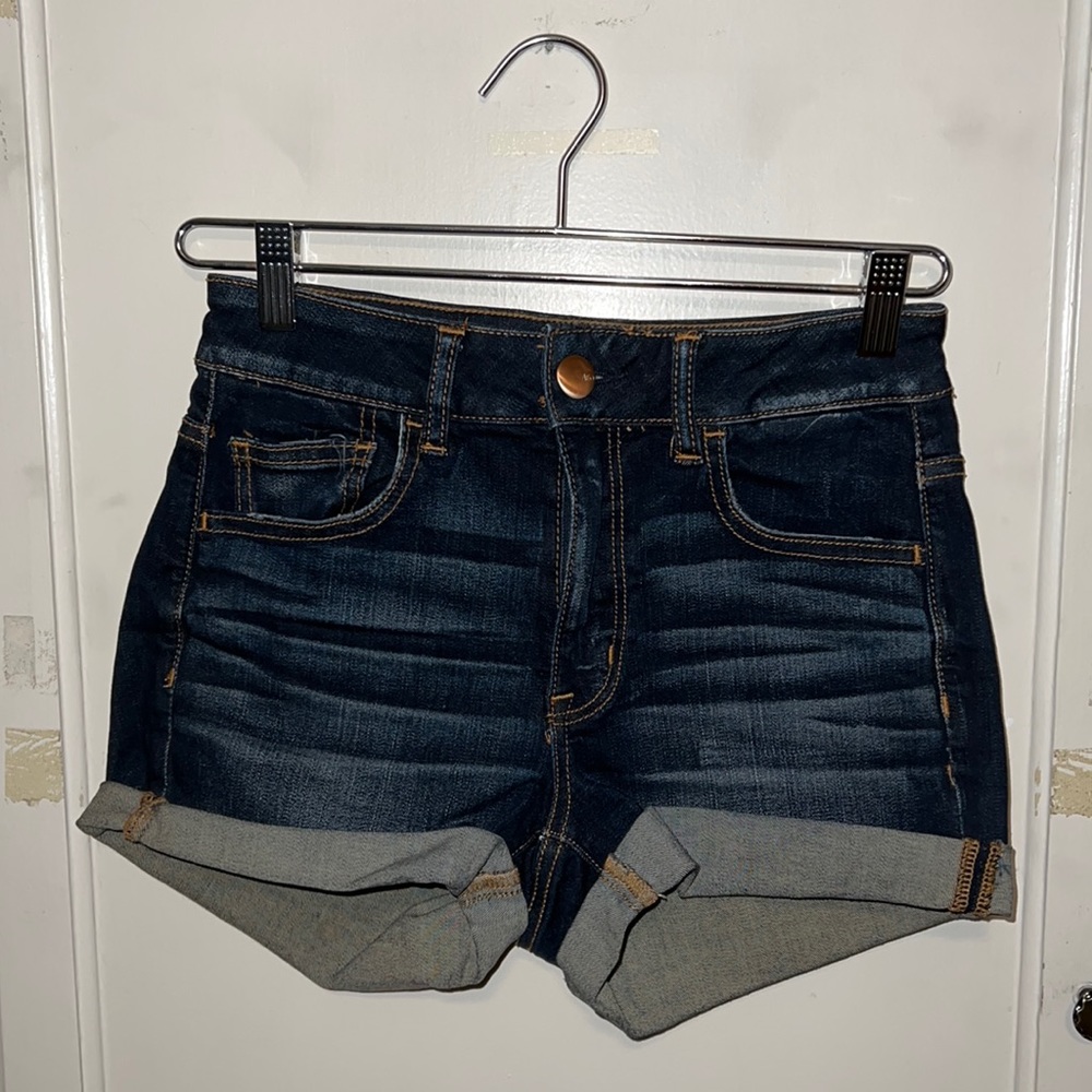 American Eagle- HIGH WAIST denim shorts